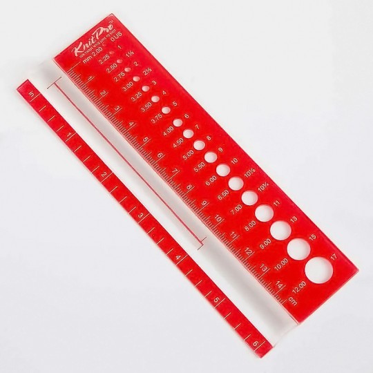 Шкала розмірів для спиць KnitPro