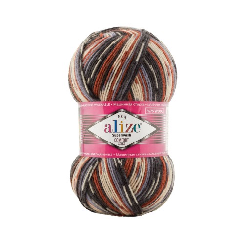 Alize Superwash Comfort Socks, 7840