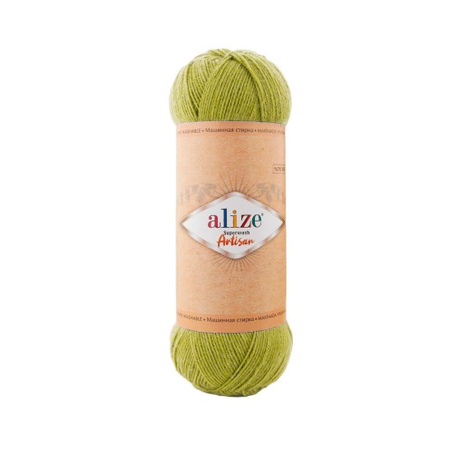 Alize Artisan Superwash, зеленое яблоко 11