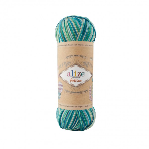 Alize Artisan Superwash, 9001