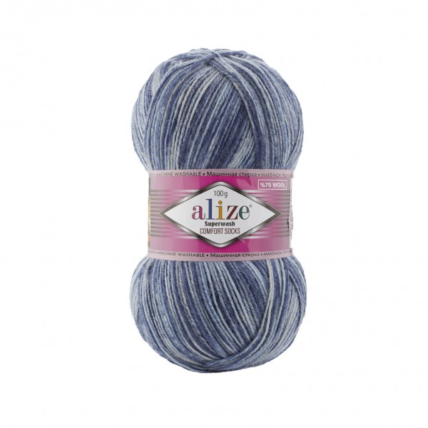 Alize Superwash Comfort Socks, 7677