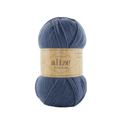 Alize Wooltime, стальной синий 370