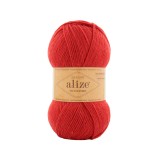 Alize Wooltime, красный 56