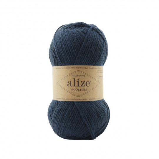 Alize Wooltime, темно-синий 846