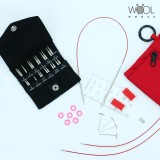Набір знімних сталевих спиць ChiaoGoo Twist Shorties (5 см & 8 см) - Mini