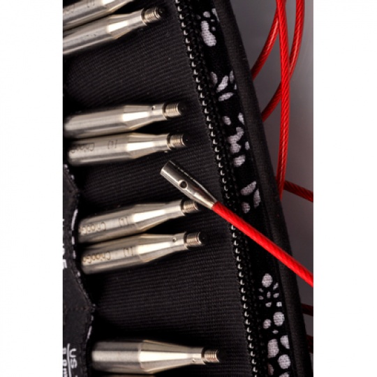 Набор съемных стальных спиц ChiaoGoo Twist Red Lace - Complete, 10 см