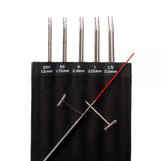 Набор съемных стальных спиц ChiaoGoo Twist Red Lace - Mini, 10 см