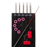 Набір знімних сталевих спиць ChiaoGoo Twist Red Lace - Mini, 10 см