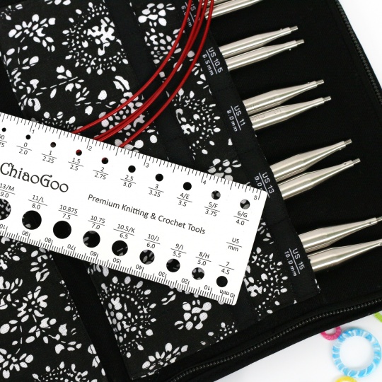 Набір знімних сталевих спиць ChiaoGoo Twist Complete, 13 см