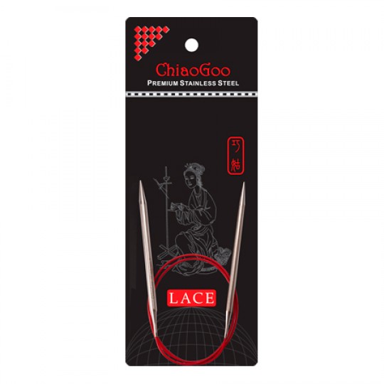 Спиці ChiaoGoo Red Lace кругові, 40 см