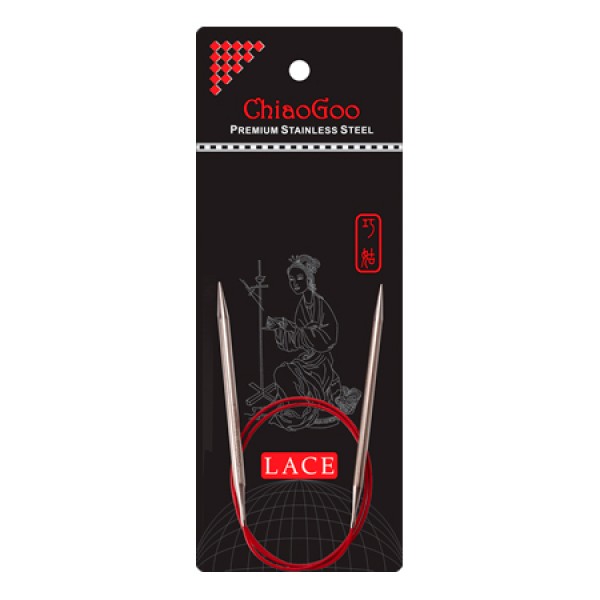 Спицы ChiaoGoo Red Lace круговые, 40 см