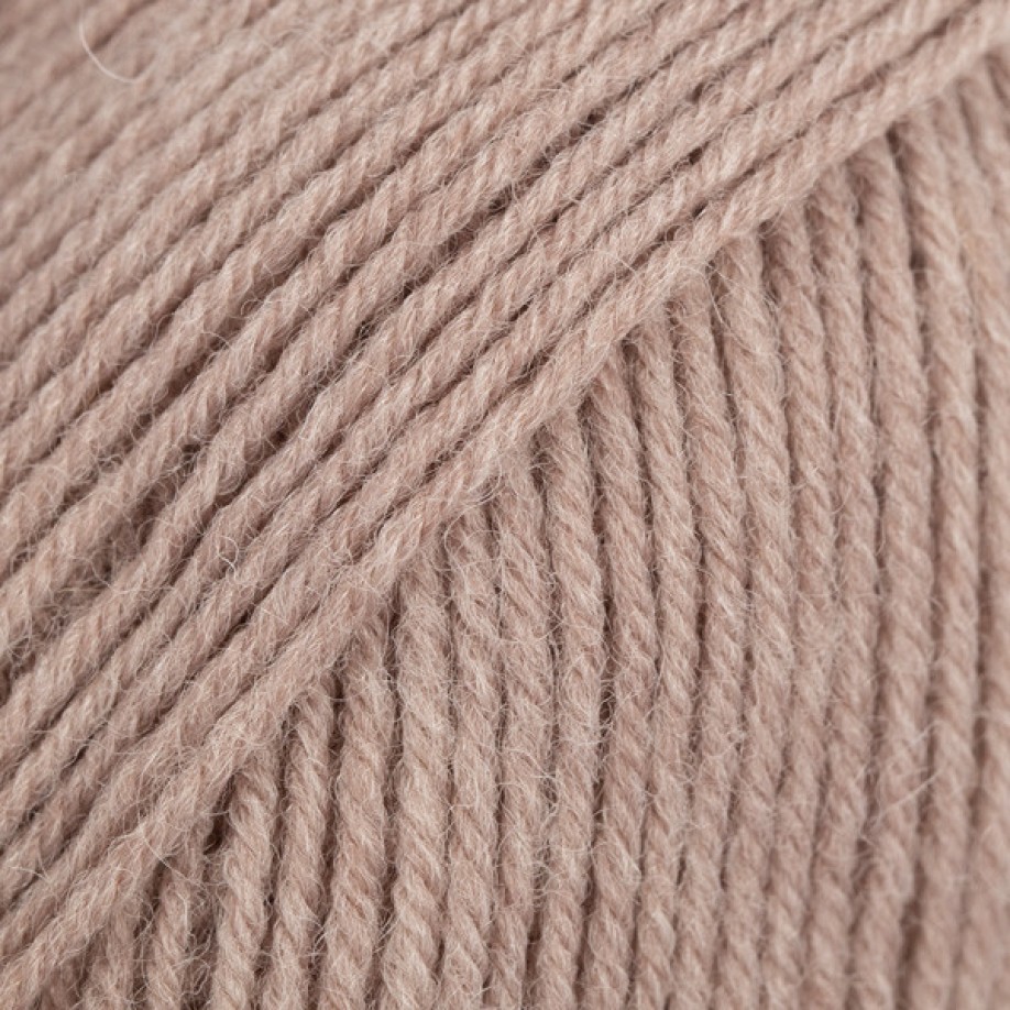 Drops Fabel - Uni print, 101 Beige