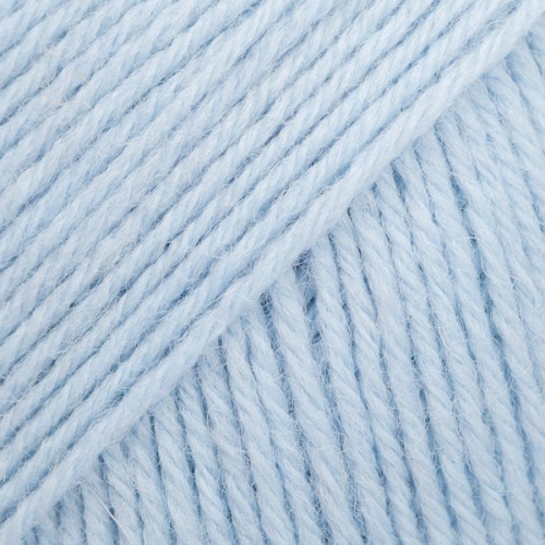 Drops Fabel - Uni print, 117 light blue