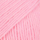 Drops Fabel - Uni print, 120 baby pink