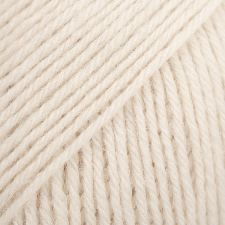 Drops Fabel - Uni print, 121 wheat