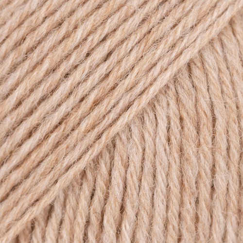 Drops Fabel - Uni print, 123 peanut