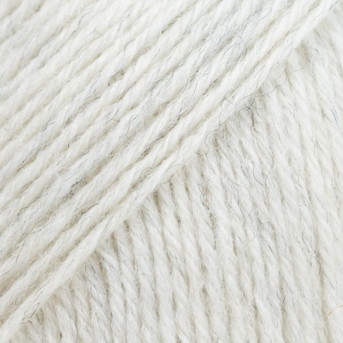 Drops Fabel - Uni print, 125 crystal grey