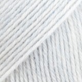 Drops Fabel - Uni print, 126 pale sky