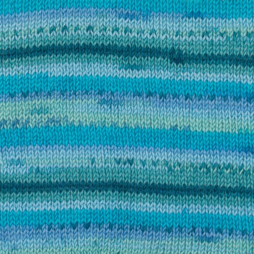 Drops Fabel - Print, 340 Blue lagoon