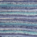Drops Fabel, 522 - Print - Turquoise/blue