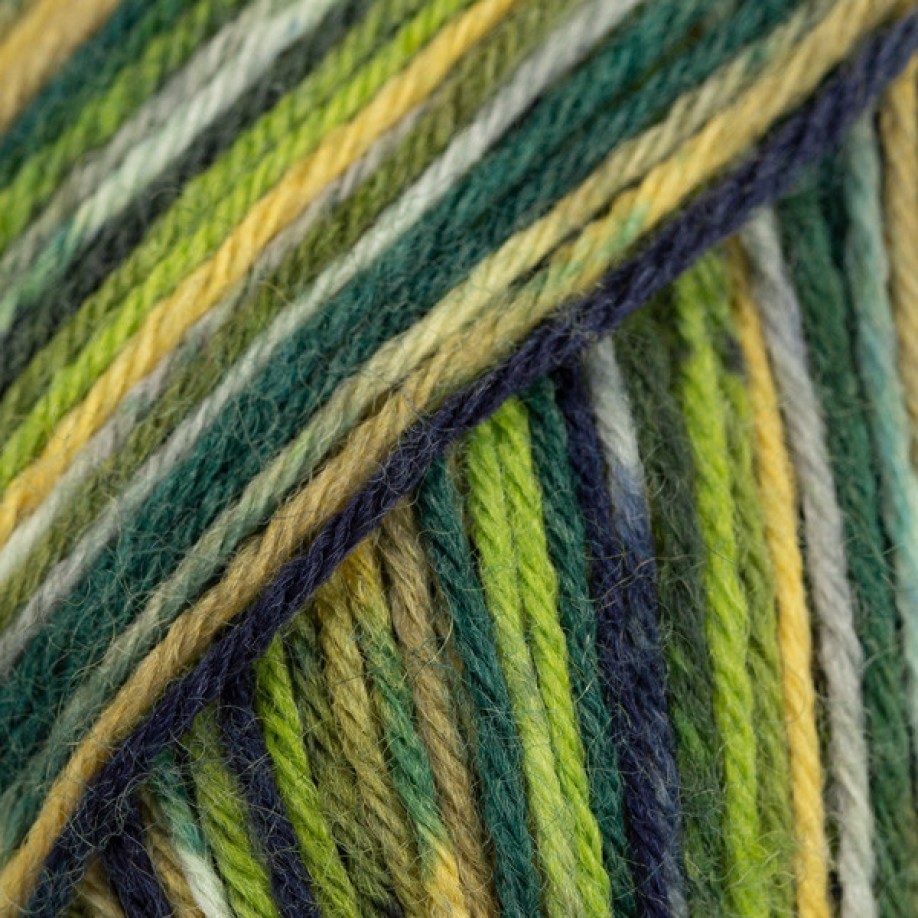 Drops Fabel - Print, 542 Green