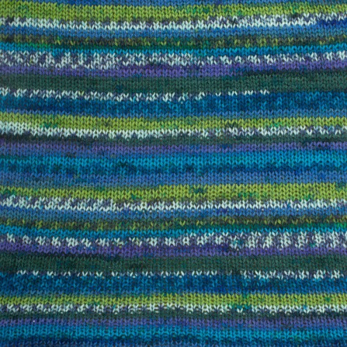 Drops Fabel - Print, 677 Green/turquoise