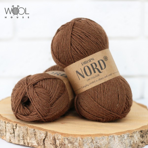 Drops Nord, 22 - chestnut