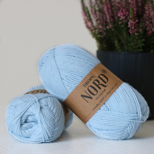 Drops Nord - ice blue, 26