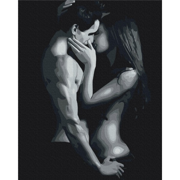 Картина за номерами Чорно-біла пристрасть BS52400