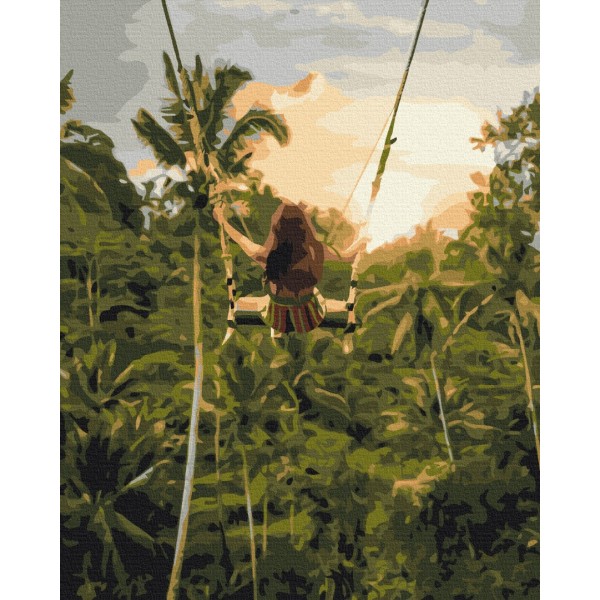 Картина за номерами Повітряні джунглі BS52453