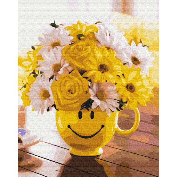 Картина по номерам Букетик счастья BS34186 Картина по номерам Букетик счастья BS34186
