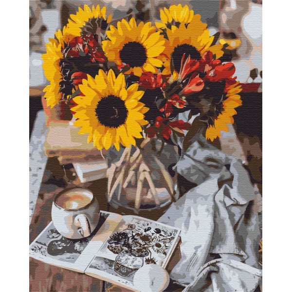 Картина за номерами Затишний осінній букет BS40230