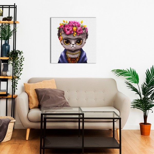 Картина на холсте Кошка Фрида ©Марианна Пащук