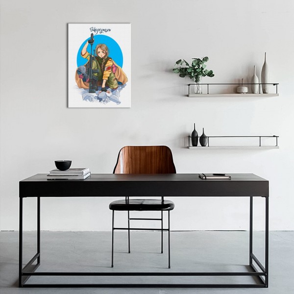 Картина на полотні Героїчний Маріуполь © Захарова Наталья