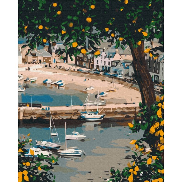 Картина за номерами Мальовнича бухта BS53780