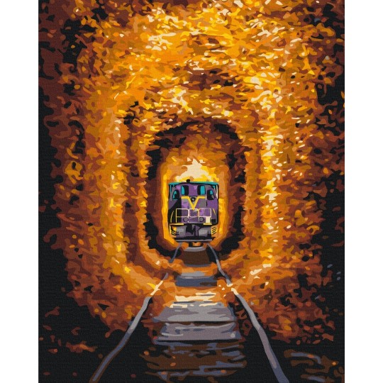 Преміум картина за номерами Тунель кохання та потяг © Sergiy Stepanenko PBS53789