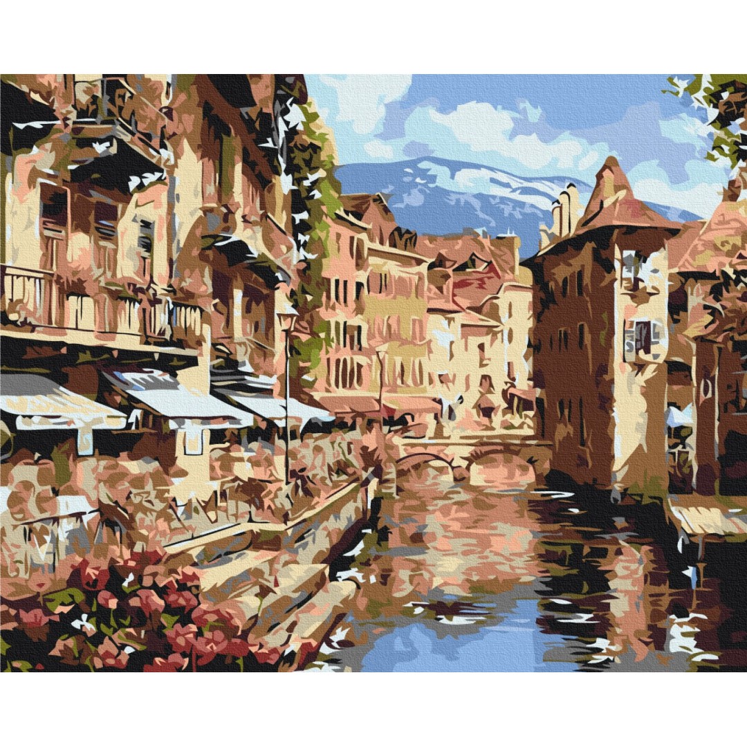 Картина за номерами Австрійське містечко BS51404L Картина за номерами Австрійське містечко BS51404L