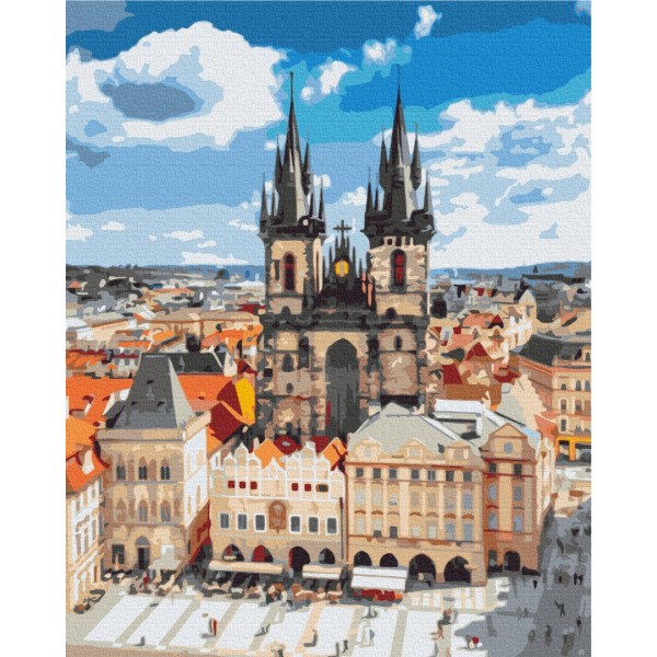 Картина за номерами Ратуша Праги BS51600L