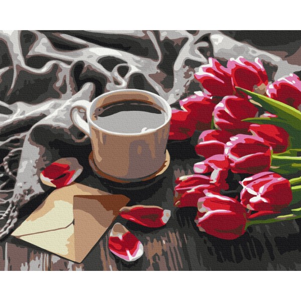 Тюльпани до кави