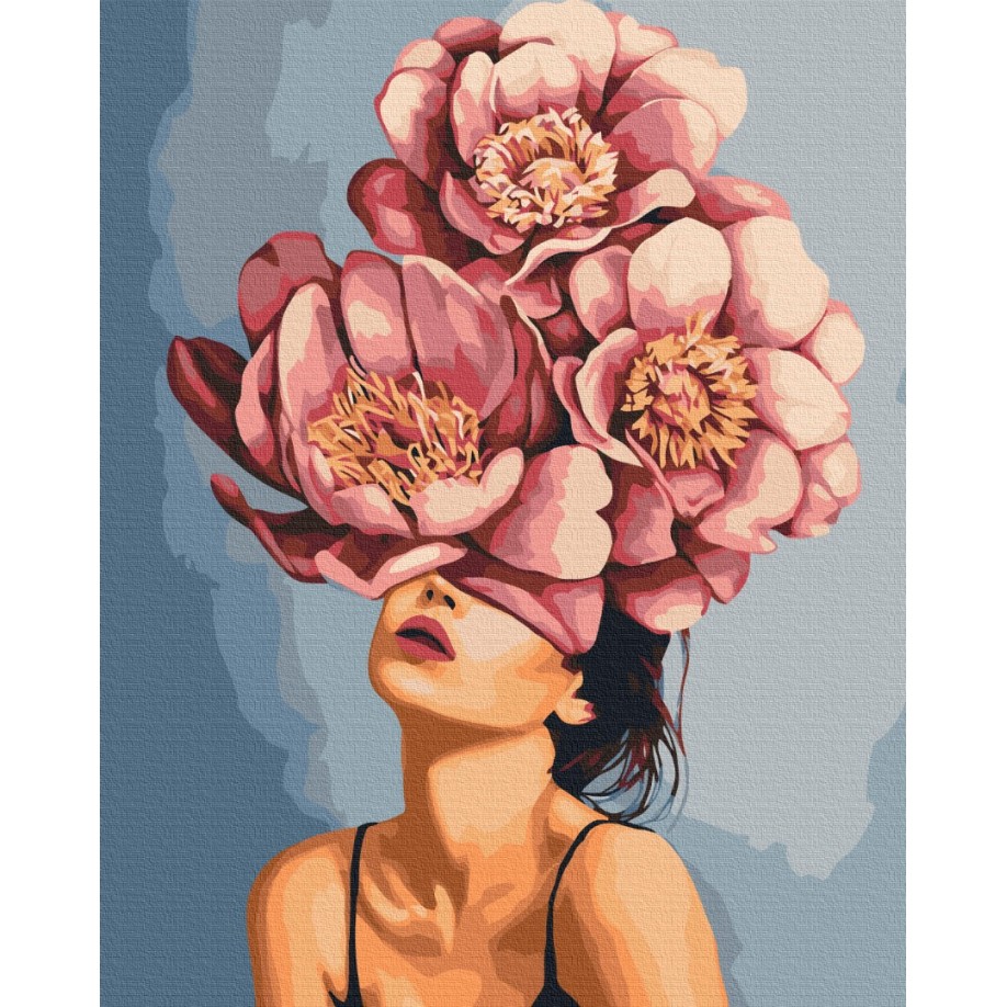 Дівчина в квітучій півонії © Mykhailyshyna Daria