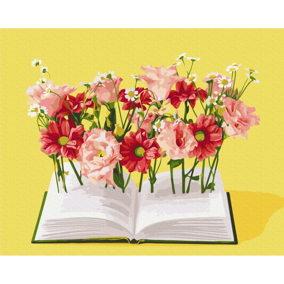 Картина за номерами Книга на рідній мові © Halyna Vitiuk BS53995