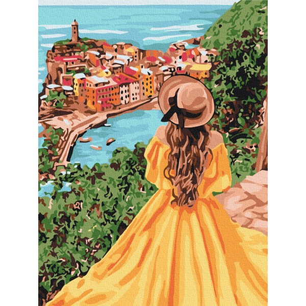 Картина за номерами Портове містечко RBS51585