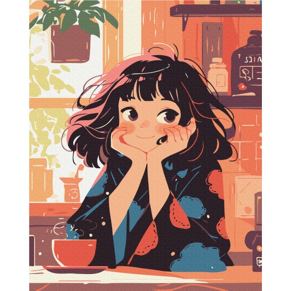 Картина за номерами Мрійливість BS54084