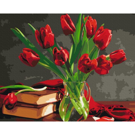 Картина за номерами Букет тюльпанів