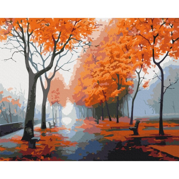 Картина за номерами Осіннє поєднання BS52187