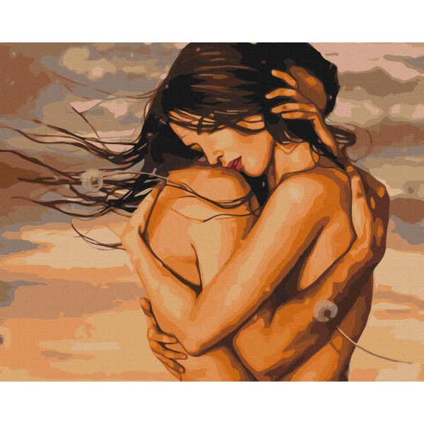 Картина за номерами Обійми в кульбабках BS52277