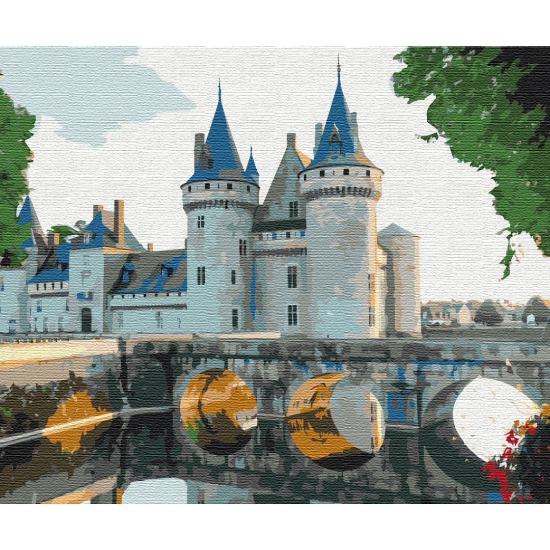 Картина за номерами Замок Сюллі-сюр-Луар BS51612