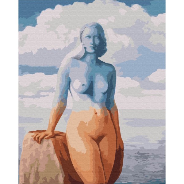 Картина по номерам "Черная магия" Рене Магритт