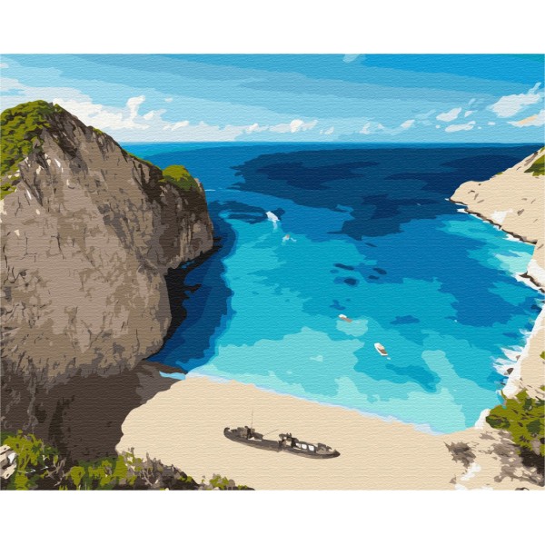 Картина за номерами Блакитна лагуна BS52632