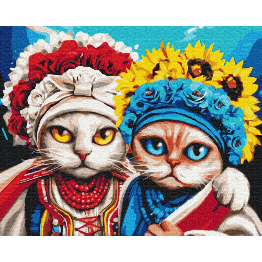 Преміум картина за номерами Лапка підтримки © marysha_art